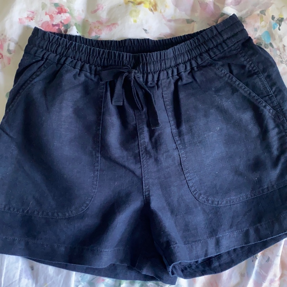 J. Crew seaside shorts in linen blend